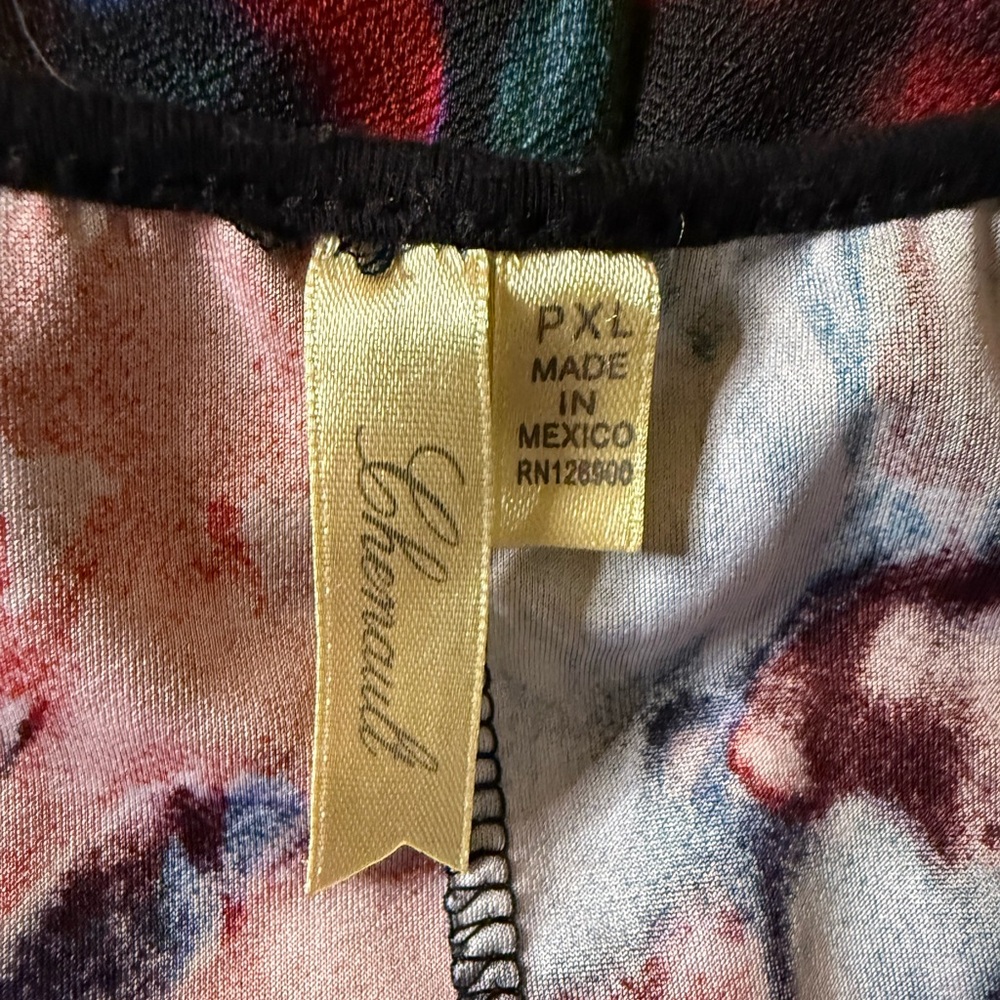 Floral Tie-Front Blouse - Picture 3 of 3